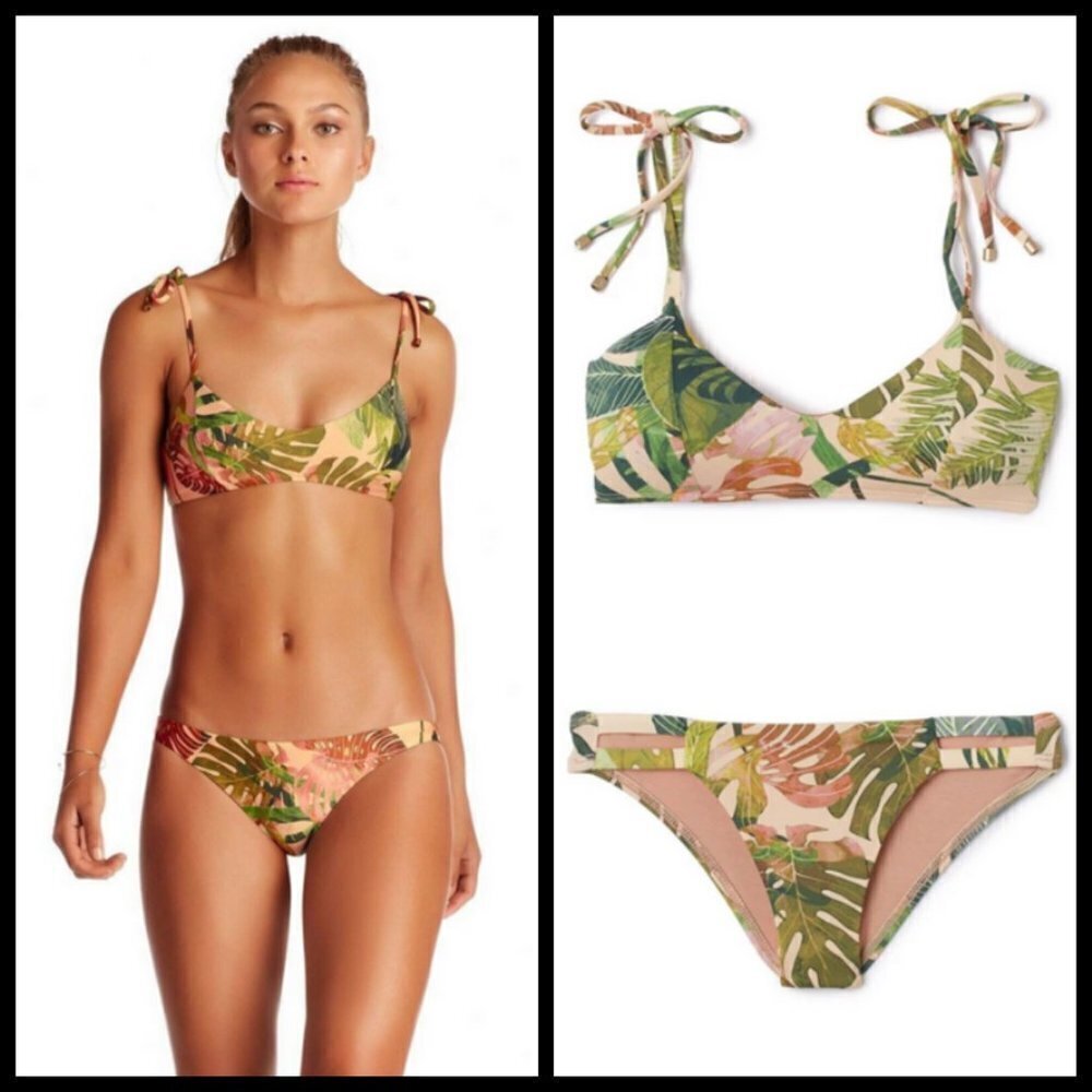 ๐VITAMIN A๐ Bikini Zuma Bralette (12 XL) & Hipster Bottom (10 Large) NWT - Picture 2 of 16